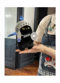 General Small Q version knight silly cat doll silly cat plush toy cute doll companion doll bag pendant birthday gift plush toy cute silly cartoon doll doll  - Image 4
