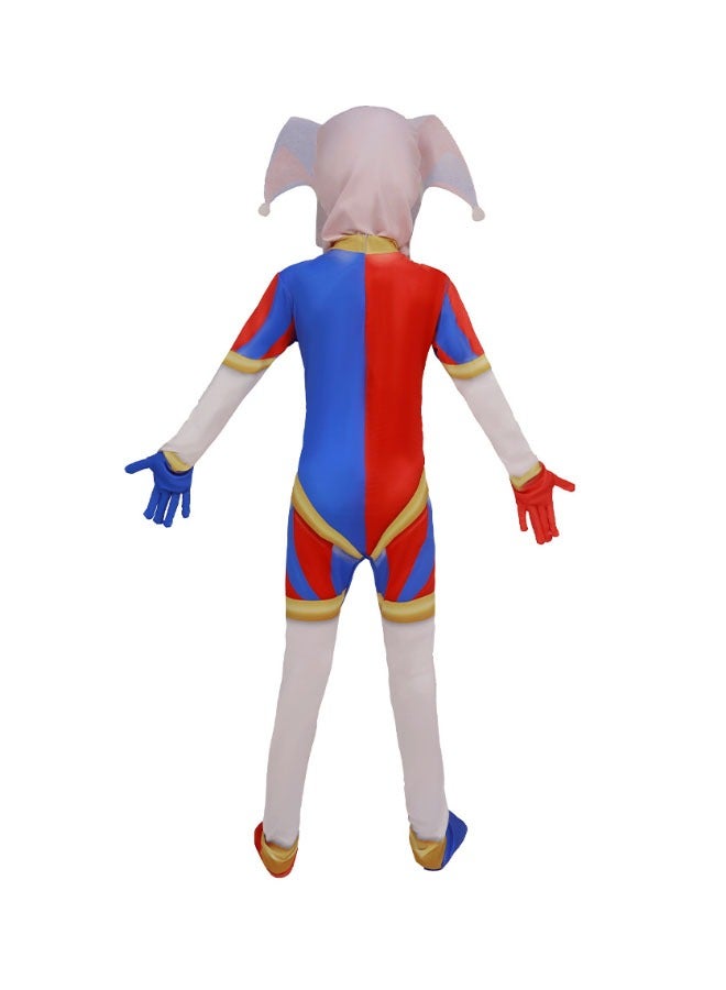 Enchanting Digital Circus Pamny Cosplay Clown Tights Bodysuit Outfit - Image 2