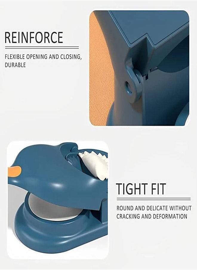 3 in 1 Household Automatic Portable Dumpling Maker Double Head with Press Mold Make Quick and Easy Dumpling for Home Restaurant