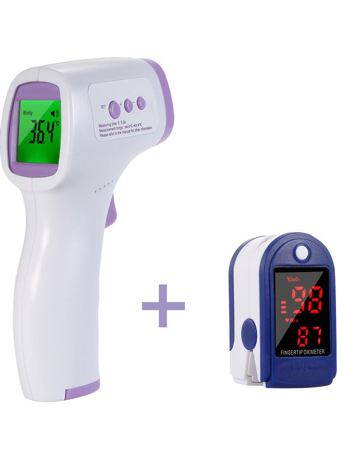 نيبمينينت مقياس حرارة بالأشعة تحت الحمراء بدون تلامس ومقياس تأكسج نبضي للإصبع - Image 1