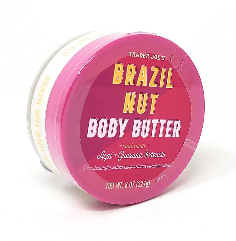Trader Joe's Brazil Nut Body Butter Made With Acai and Guarana Extracts Net Wt. 8 Oz (227g) - Pack of 1 - Image 1