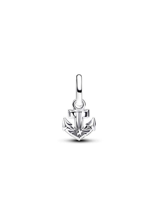 PANDORA Blue Anchor Mini Dangle Charm - Image 3