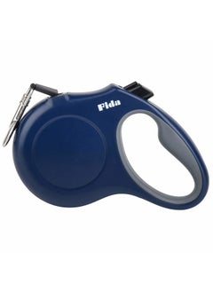 fida Retractable Dog Leash, 16ft Heavy Duty Pet Walking Leash for Small Dog or Cat up to 26 lbs, Tangle Free. One-Hand Brake (Small,Navy Blue)  - Image 1