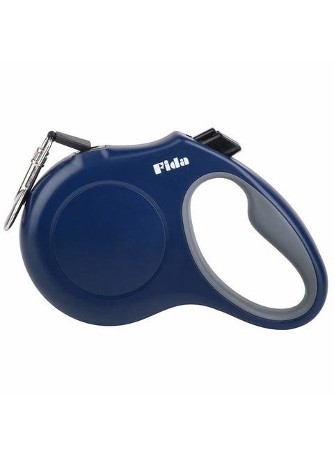 Retractable Dog Leash, 16ft Heavy Duty Pet Walking Leash for Small Dog or Cat up to 26 lbs, Tangle Free. One-Hand Brake (Small,Navy Blue)