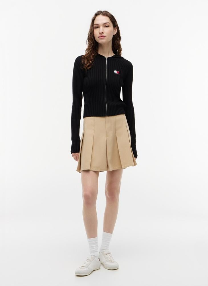 TOMMY JEANS Tommy Badge Slim Zip-Thru Cardigan - Image 5