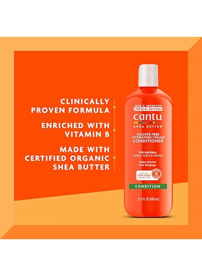 Cantu Shea Butter Hydrating Cream Conditioner 400ml - Image 3