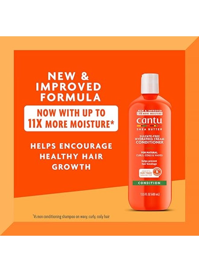 Cantu Shea Butter Hydrating Cream Conditioner 400ml - Image 2