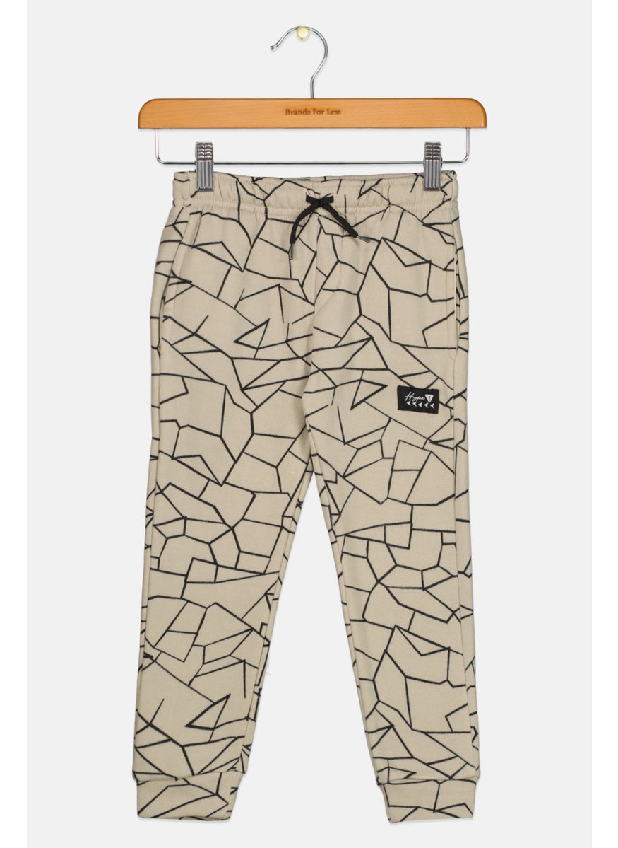 Kids Boy Drawstring Allover Print Jogger Pants, Beige - pzsku/ZCBCBECF17E0F567AB8FFZ/45/_/1737642306/ec2f89f3-a73a-46cb-a3ba-42e6a24587d7