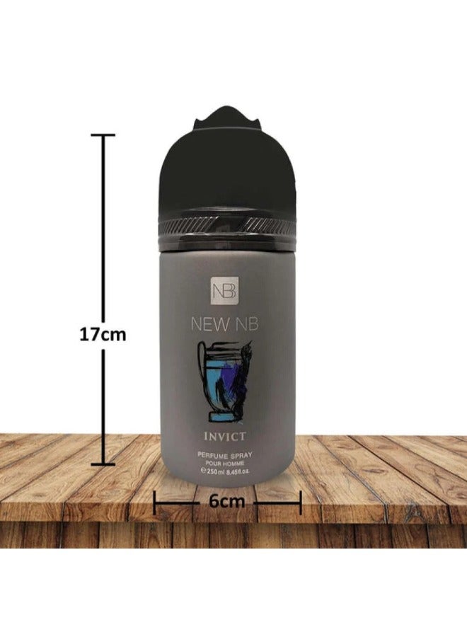 NEW NB Unbranded Invict Deodorant Perfume for Women - 250ml | Long-Lasting Freshness & Invigorating Fragrance - Image 3