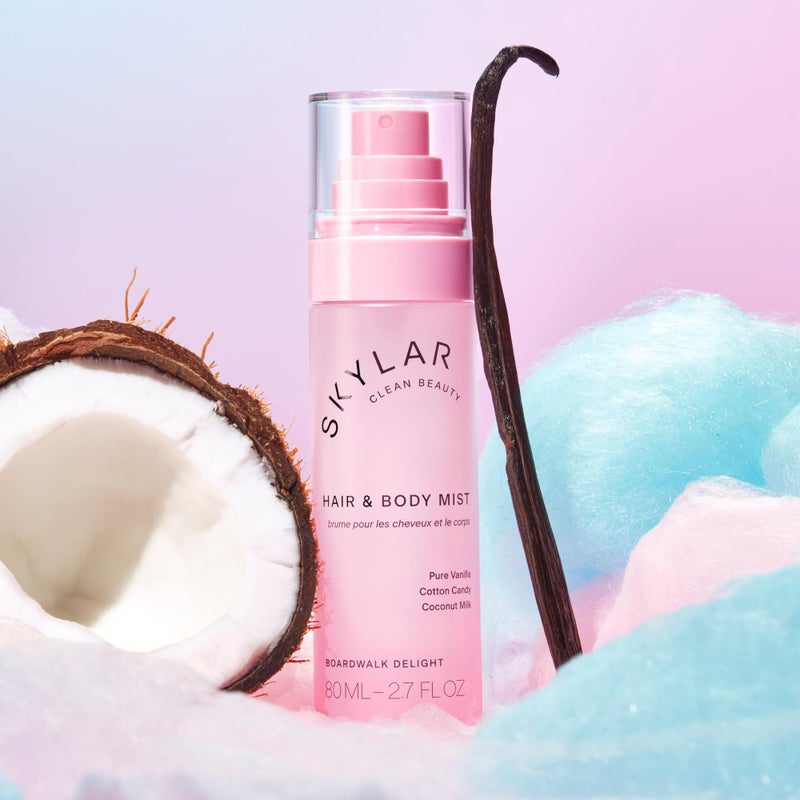 Skylar Boardwalk Delight Hair & Body Mist | Hypoallergenic & Clean Fragrance | Vegan, Cruelty Free, and Safe For Sensitive Skin | 80 ML, 2.7 Fl Oz - Image 3