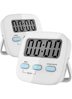 Digital Kitchen Timer,Kitchen Stopwatch,Magnetic Base,Large Digits,Countdown Stopwatch Timer,Loud Alarm,Kitchen Alarm,Back Bracket,Hanging Hole for Cooking,Shower,Bathroom,Kids