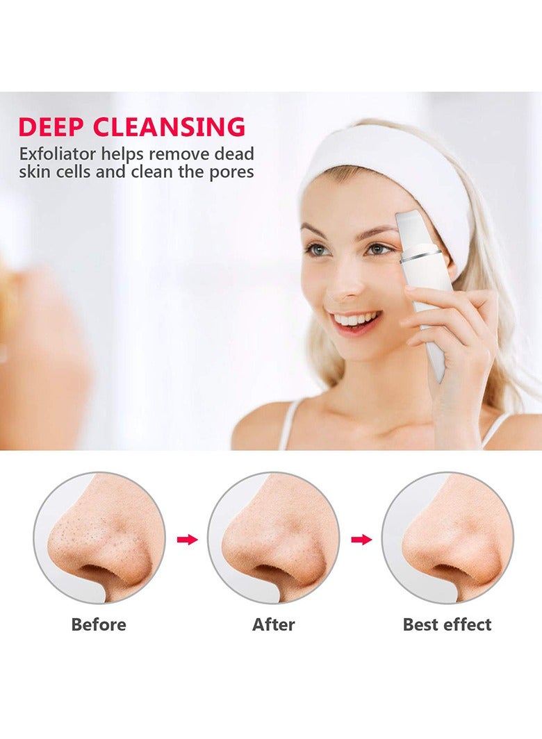 Blackhead Remover Ultrasonic Electric Skin Scrubber High Vibration Portable Waterproof USB Rechargeable - Image 3