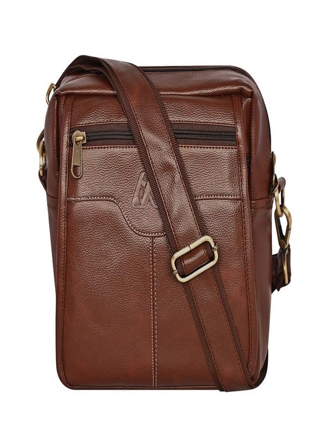 ABLE® Darvin Sling Bag Cross Body Unisex Bag (BROWN) - Image 2