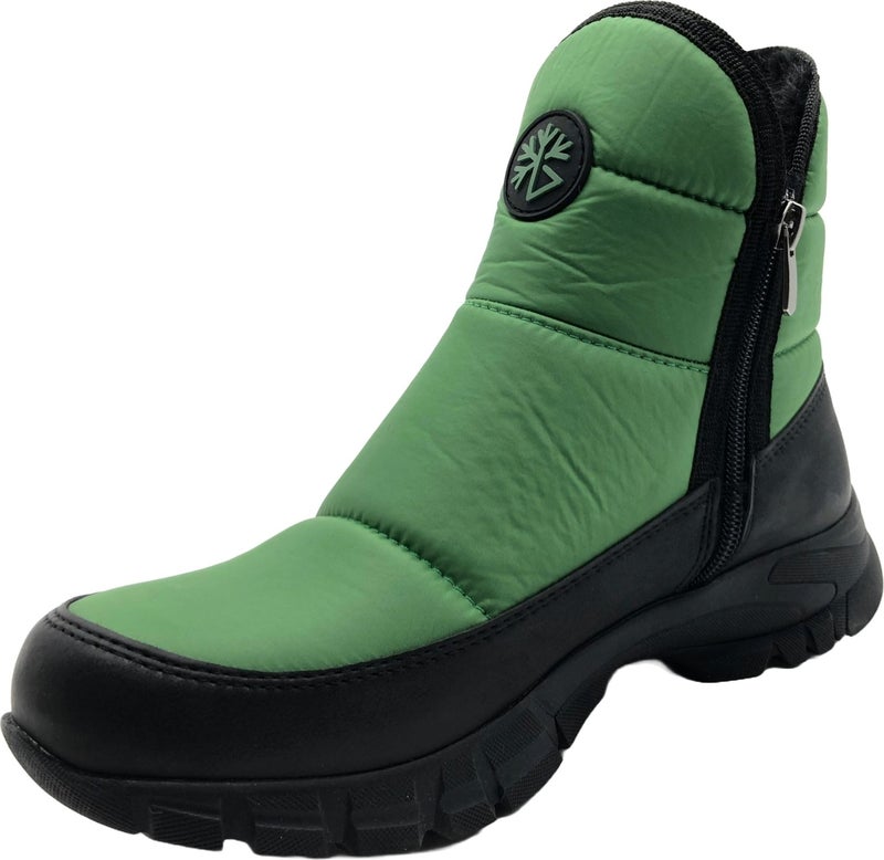 Çiğdem Kundura Çiğdem Snow Boots Snow 1e Unisex - Green-Short Zipper-With Crest - 37 - Image 2