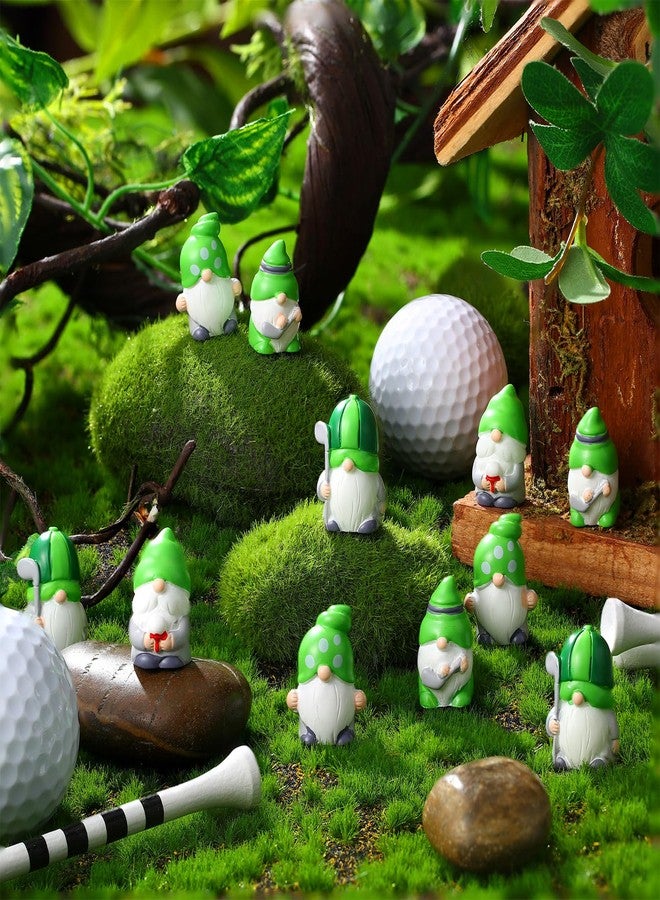 Yuntau 40 Pieces Mini Resin Gnomes Mini Resin Golf Ball Gnomes Figures Miniature Sport Figurines Bulk for Miniature Landscape Garden Birthday Decor Party Gift - Image 5