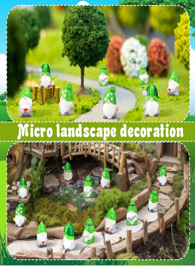 Yuntau 40 Pieces Mini Resin Gnomes Mini Resin Golf Ball Gnomes Figures Miniature Sport Figurines Bulk for Miniature Landscape Garden Birthday Decor Party Gift - Image 4