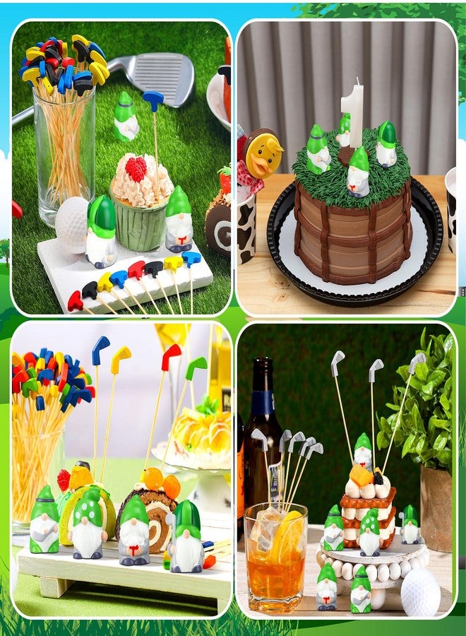 Yuntau 40 Pieces Mini Resin Gnomes Mini Resin Golf Ball Gnomes Figures Miniature Sport Figurines Bulk for Miniature Landscape Garden Birthday Decor Party Gift - Image 3