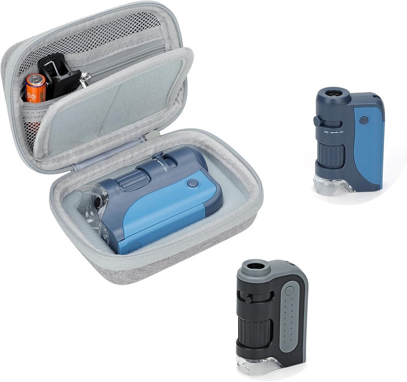 Jiusion USB Microscope Case for Carson MicroBrite Plus (MM-300) BNISE LAKWAR BEBANG Brand Pocket Microscope Mini Handheld Scope, Waterproof Shockproof Dust-proof Include a Carabiner (Case Only) - Image 3