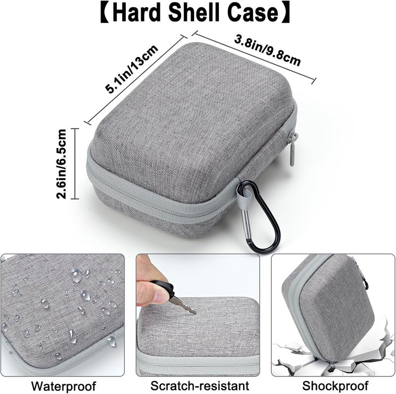 Jiusion USB Microscope Case for Carson MicroBrite Plus (MM-300) BNISE LAKWAR BEBANG Brand Pocket Microscope Mini Handheld Scope, Waterproof Shockproof Dust-proof Include a Carabiner (Case Only) - Image 4