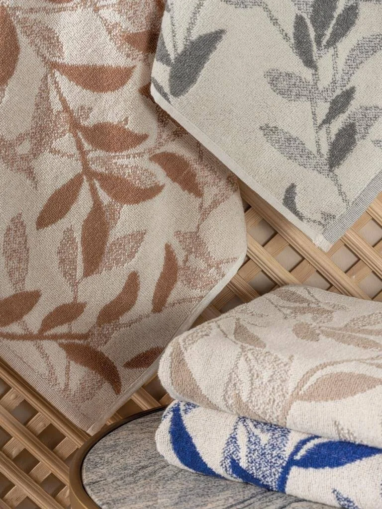 كوتون بوكس Set of 4 Jacquard Scandinavian Towels Karian 50 x 90 cm