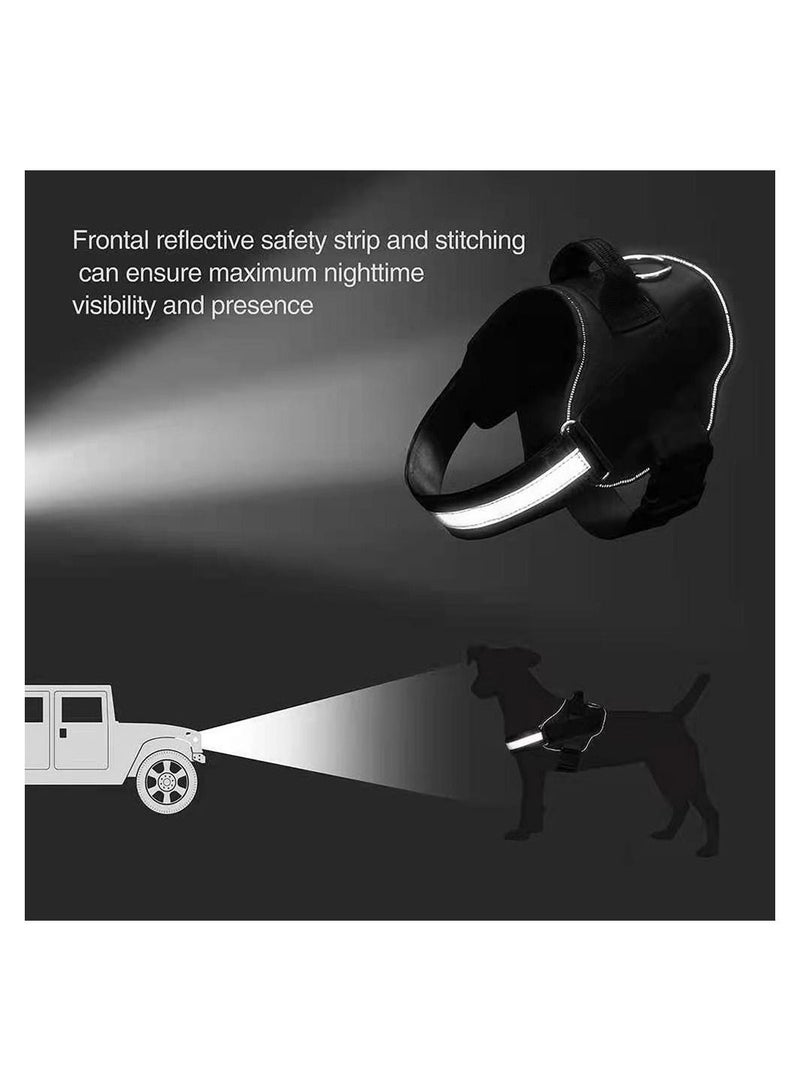Cool Baby COOLBABY Dog Harness No Pull Reflective Dog Vest Breathable Adjustable Pet Harness with Handle for Outdoor Walking XL - Image 3