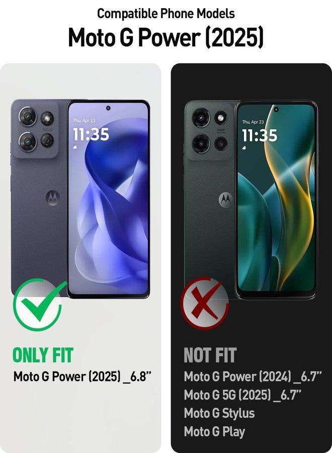 Poetic Guardian Case for Motorola Moto G Power 5G 2025 [Not Fit 2024 Version], [20FT Mil-Grade Drop Tested],[2 Front Frames] Full-Body Shockproof Cover with Built-in Screen Protector, Black/Clear - Image 2