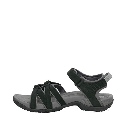 Teva Women's Tirra Leather Sandal,Black,5.5 M US - Image 3