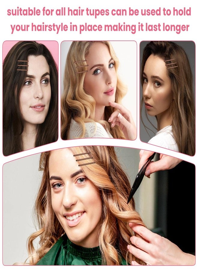 HCYPCV Brown bobby pins, cute box, pain-free, comfortable, all-day styling and buns. Suitable for all hair types. (Brown-01) - Image 4