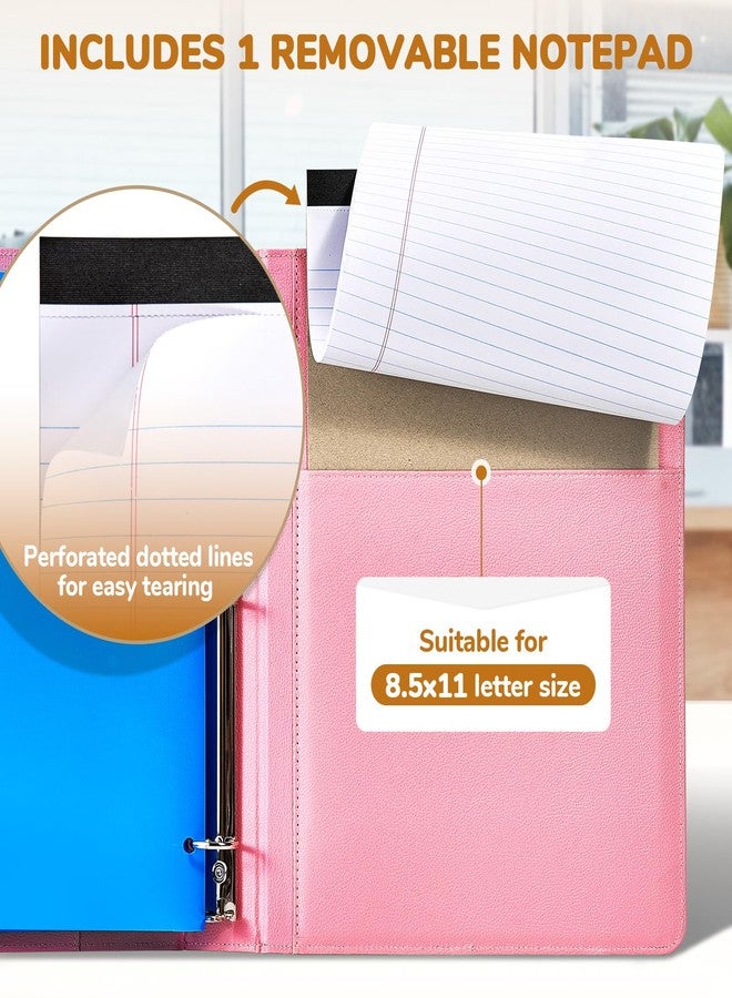 JoyCat مجلد JoyCat بثلاث حلقات مع مساحة تخزين، مجلد مغناطيسي 12.4 بوصة × 10.2 بوصة مع 5 مجلدات قابلة للتوسيع، دفتر ملاحظات مسطر قابل لإعادة التعبئة (11 بوصة × 8.5 بوصة)، مثالي للمدارس والمكاتب والتمريض (وردي) - Image 5
