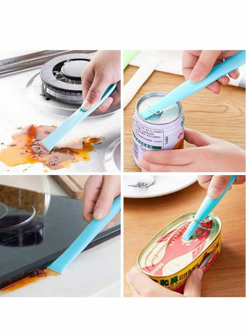 Y&D Cleaning Sc Tool Kitchen Plastic Multipurpose Stiff Grill Scratch Free Can Opener Sticker Label Remover Gum Bottle 3 Pcs  - Image 3