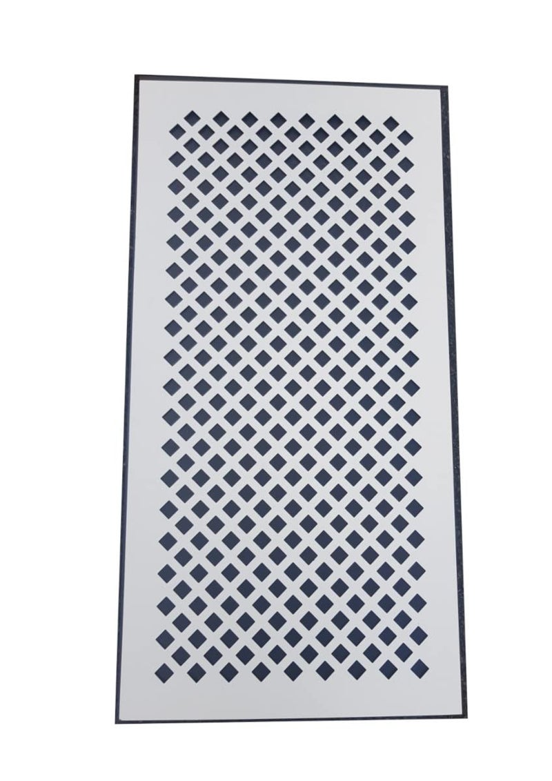 Generic Booth's Manufacturing MDF Radiator Cover Decorative Screening - Grille - Panels (4 x 2 Feet - 1215 x 610 mm) (Diamond)  - Image 1