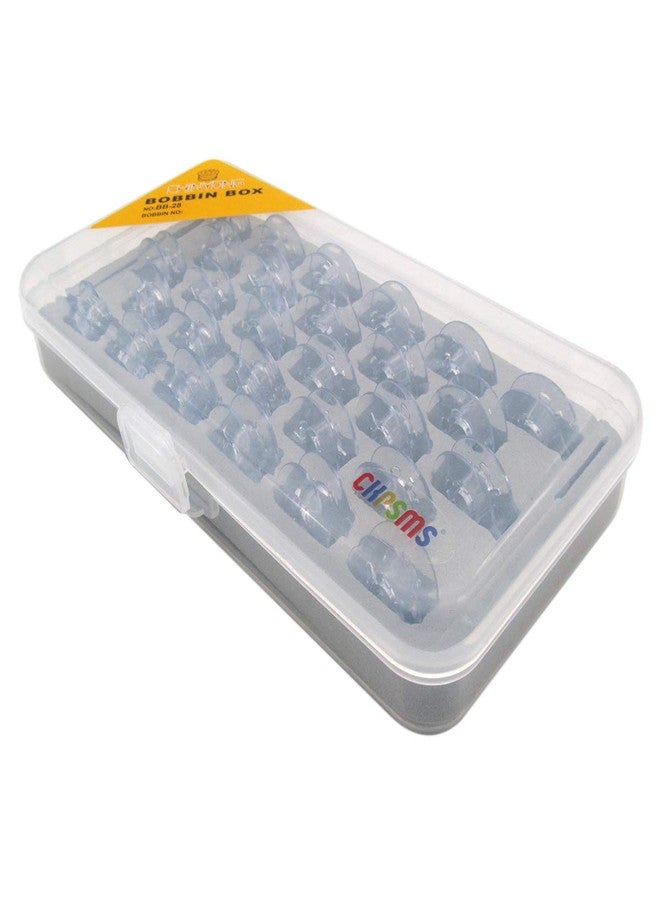 ckpsms علامة CKPSMS - بكرة بلاستيكية #9033P متوافقة مع/بديلة لعلامة PFAFF 1469 1471 1472 1473 1475 1475CD 1520 Select 3.0 1069 6250 6270 Creative 2134 + (28 قطعة + صندوق) - Image 1