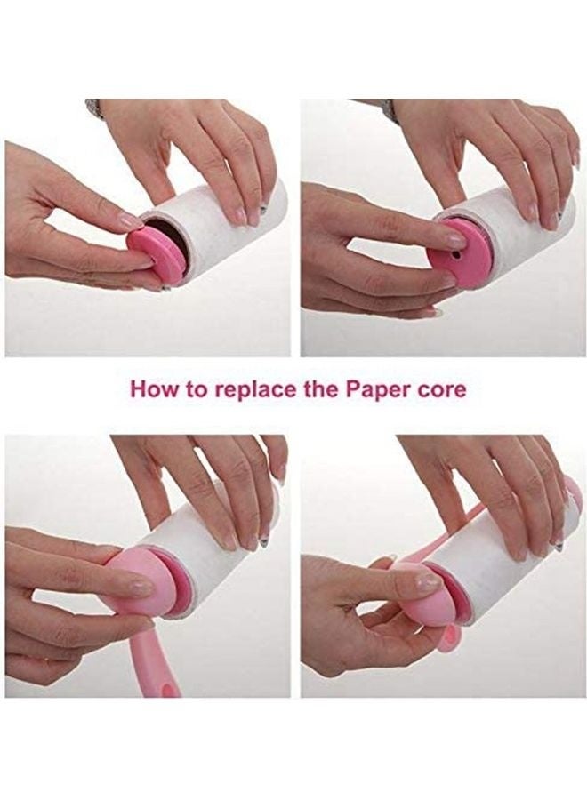 Lint Roller Set with 9 Refills (540 Sheets) & Roller, Super Sticky Pet Hair Remover, 360° Rotating Roller for Clothes, Carpets, Car Seats, Dust, Dogs & Cats - Image 3
