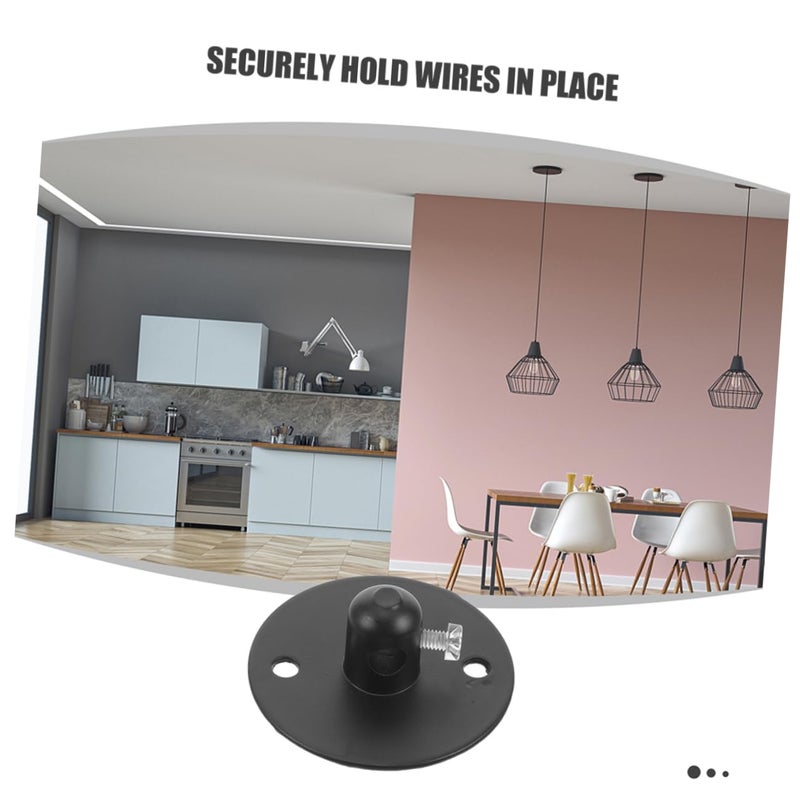 Ceiling Light Mount Plate Metal Canopy 4 Sets Unique Aesthetic Ceiling Cap Lamps Parts - Image 5