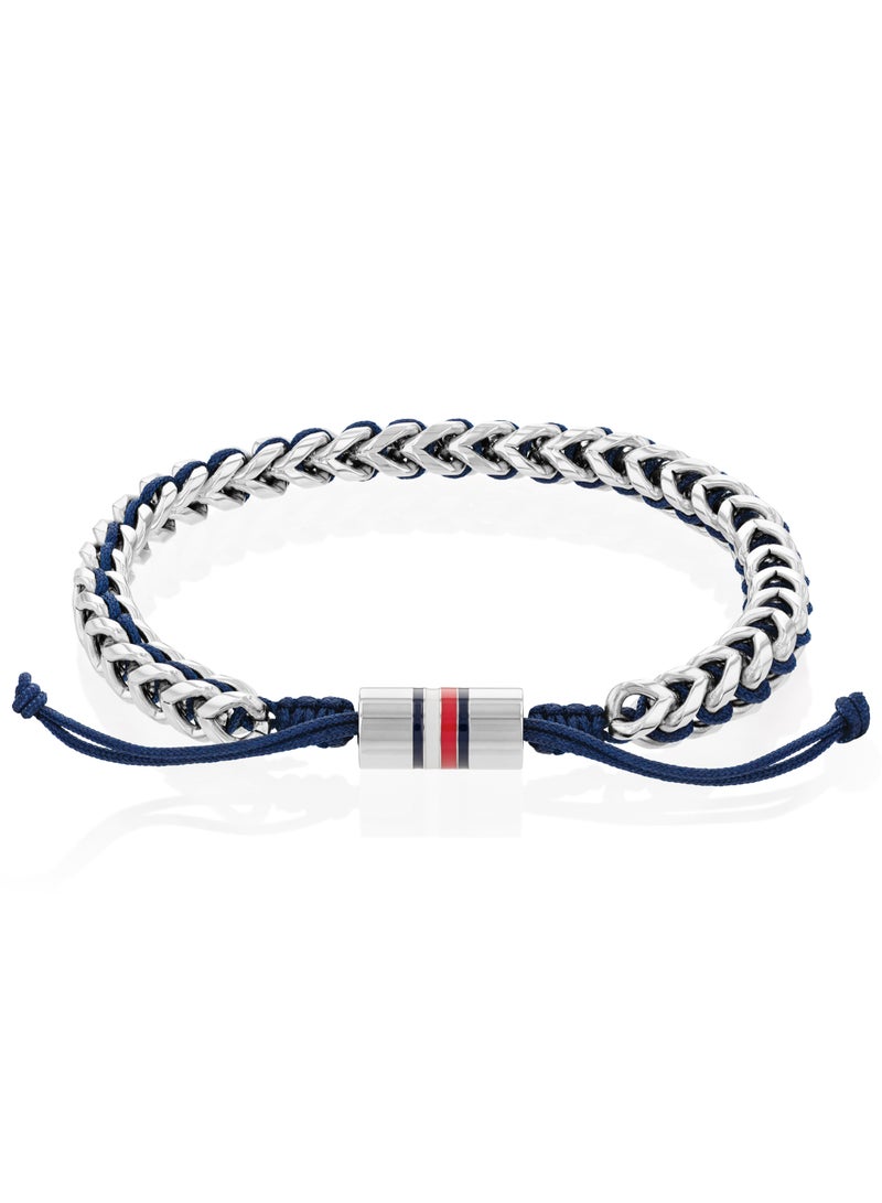 TOMMY HILFIGER TH JEWELRY BRAIDED METAL MENS ROPE BRACELET - 2790511 - Image 3