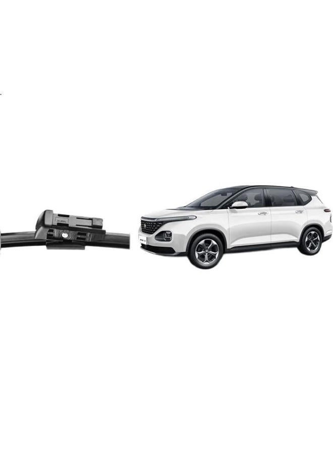 Yitu Windshield Wipers, New Baojun Rm-5 Original Frameless Wiper Blades Size, A-Grade Rubber Strips, 1 Pair - Image 1