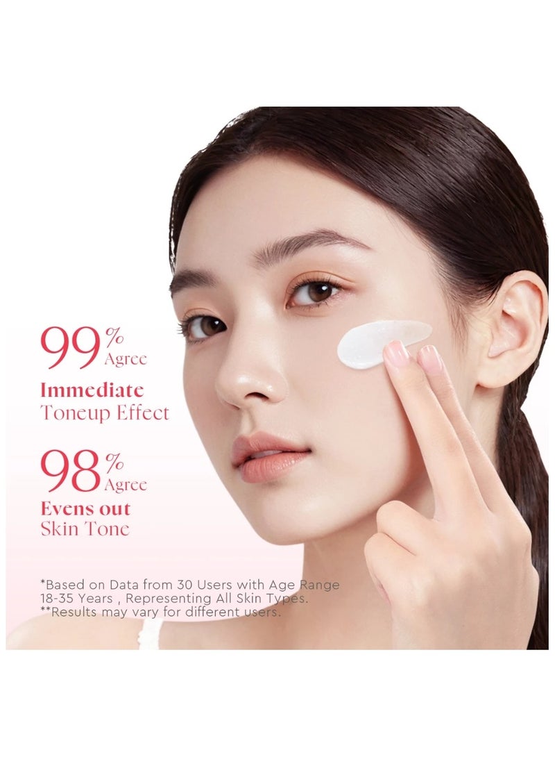 Glad2Glow Lychee Vitamin Water Sunscreen Cream 30g + Milk Amino Acid Gentle Face Wash 80ml – Glad2Glow Skincare Set for Brightening, Hydrating & UVA/UVB Protection - Image 3