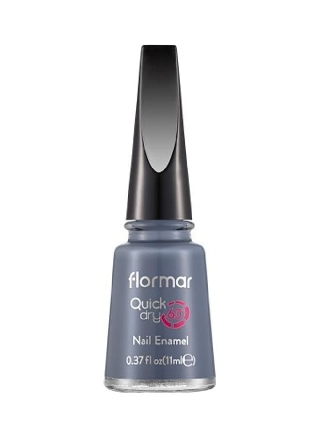 flormar Quick Dry Nail Enamel Prussian Blue - Image 1