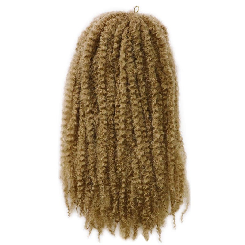 BAISAI Marley Hair Twist Braiding Hair 18 Inch 1 Pack Long Afro kinky Twist Crochet Hair Marley Twist for Butterfly Locs Crochet Hair(27#) - Image 4