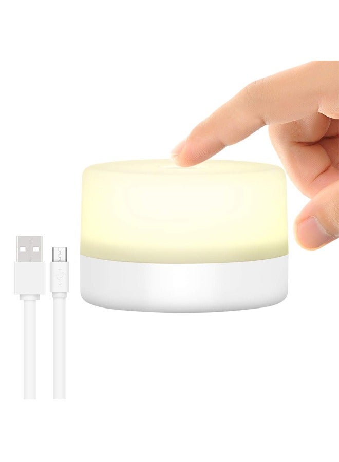 Warm Light Bedside Lamp, Dimmable Touch Tap Light Novelty Light, Kids Children Adult LED Nightlight, Table Desk Atmosphere Decorative Mood Light Lamp, Bedroom Living Room Baby Nursery Night Light - Image 1