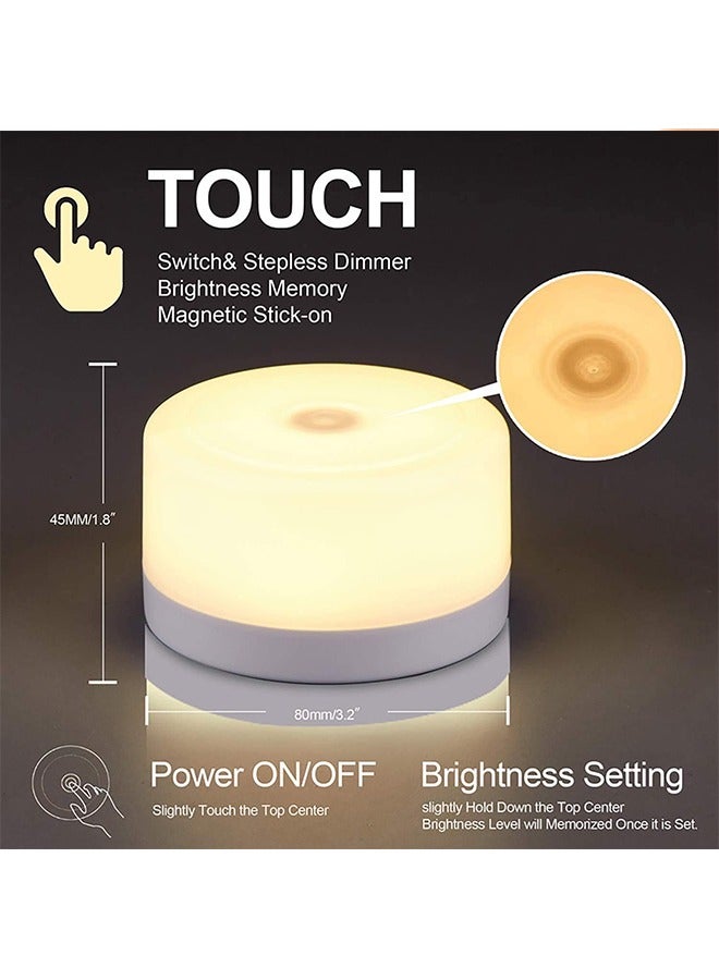 Warm Light Bedside Lamp, Dimmable Touch Tap Light Novelty Light, Kids Children Adult LED Nightlight, Table Desk Atmosphere Decorative Mood Light Lamp, Bedroom Living Room Baby Nursery Night Light - Image 2