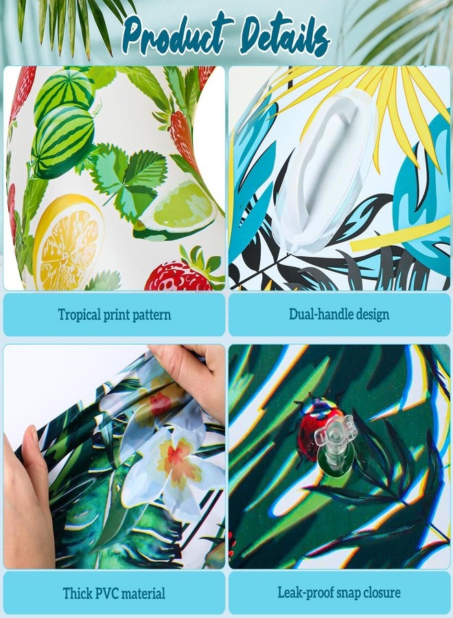 PullCrease 3 Pcs Inflatable Pool Floats 47 Inch Pool Floaties Tubes Jumbo Pool Tubes Pool Rings for Adults Summer Beach Bachelorette Wedding Party Decor Supplies - Image 3