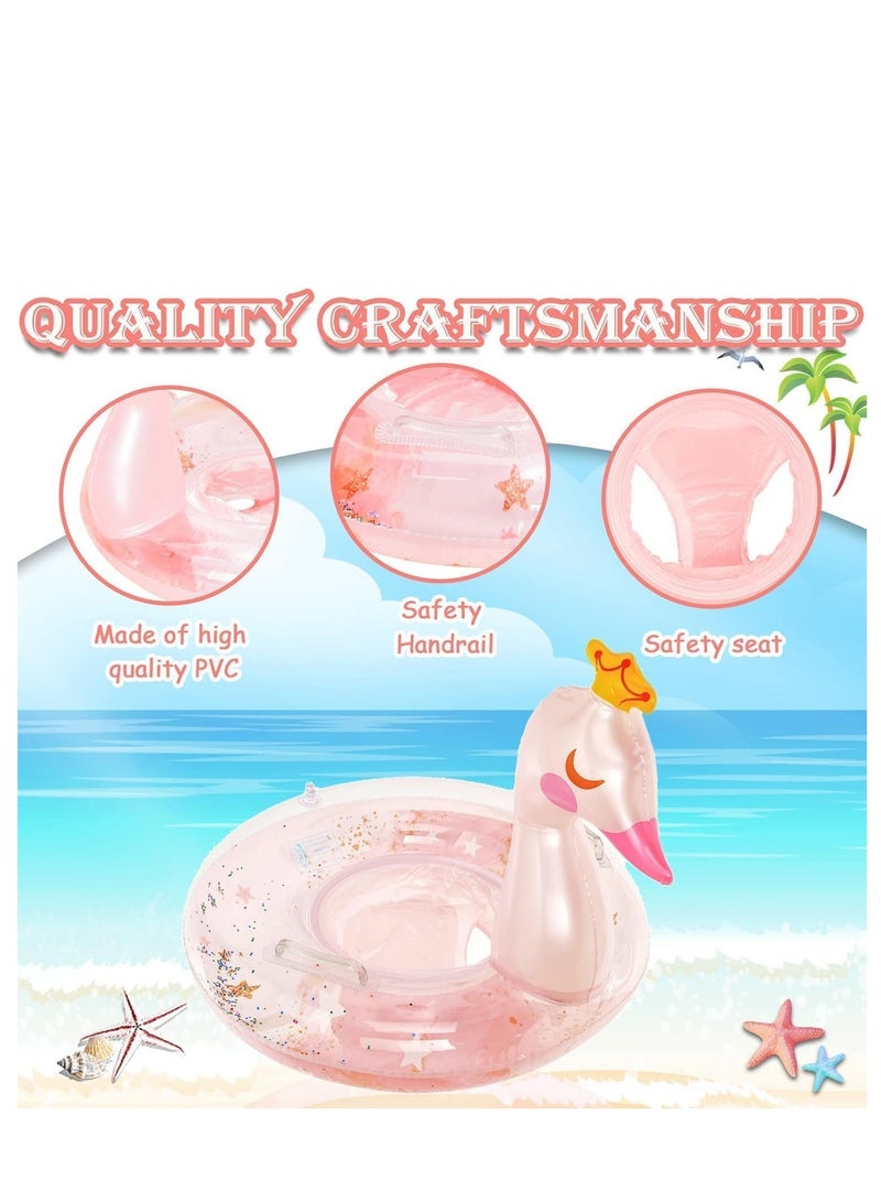 GUDOO Baby Swimming Float Inflatable Float with Seat and Handle Baby Swimming Float for Kids Fun Water Raft Lounge Party Supplies for Infant Toddler Kids Children Age 1-4 Year Old - Image 4