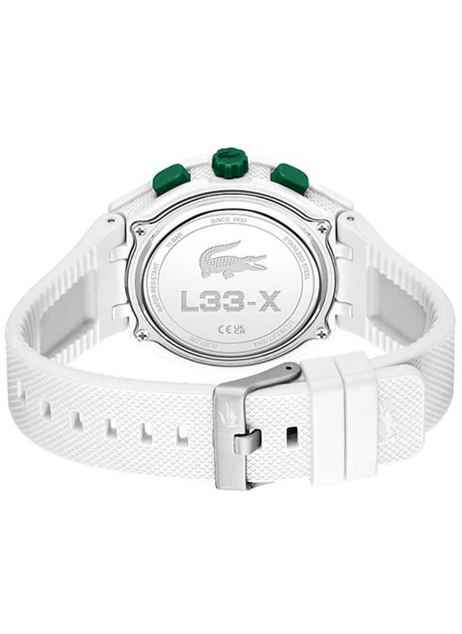 LC33 Analog and Digital Display Silicon Strap Wrist Watch - 45 mm - White - pzsku/ZCBCD7A3AE0C281FFF715Z/45/_/1732617791/1b33a383-991d-424e-8525-a9efce47528d