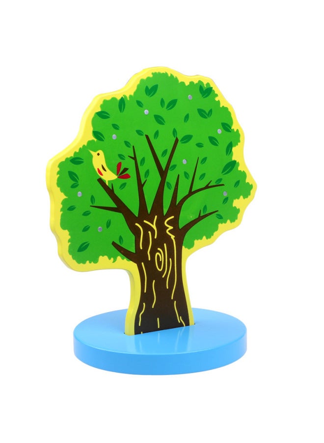 Children's Educational Toys Play House Games Happy Orchard For Apple Tree Counting Fun Toys Wooden Toys 0.7-Color:For Apple Tree Toys - Image 4