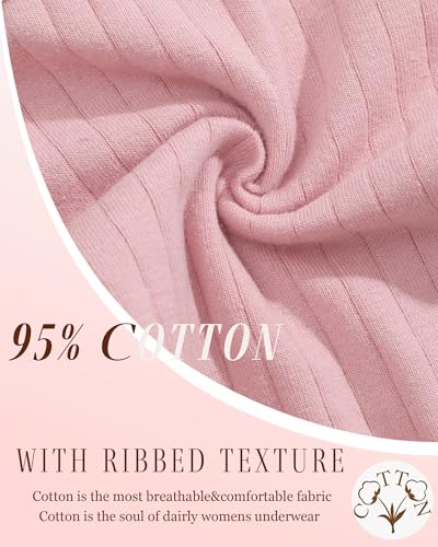 FINETOO 6 Pack Cotton Thongs for Women Breathable Low Rise Bikini Panties Womens Thong Underwear Sexy XS-XXXL - Image 3