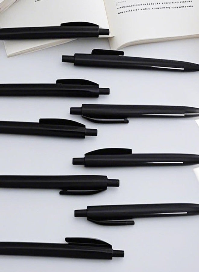 Sdfvsdg 100 Pack Pens Bulk Retractable Ballpoint Pens No Bleed Black Barrel Click Pen Smooth Ink Medium Point Pen for Office Home School Supplies 1.0MM Black Ink - Image 5
