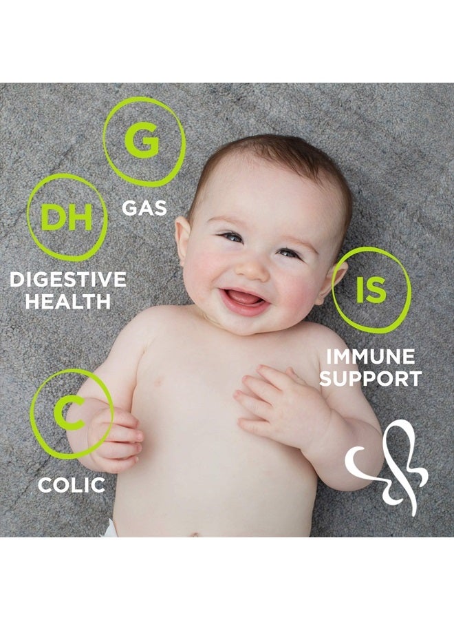 Mommy's Bliss قطرات بروبيوتيك للأطفال، تخفيف الغازات اليومية، الإمساك، وأعراض المغص + دعم المناعة، للمواليد وما فوق، 0.34 أونصة سائلة (30 حصة) - Image 5