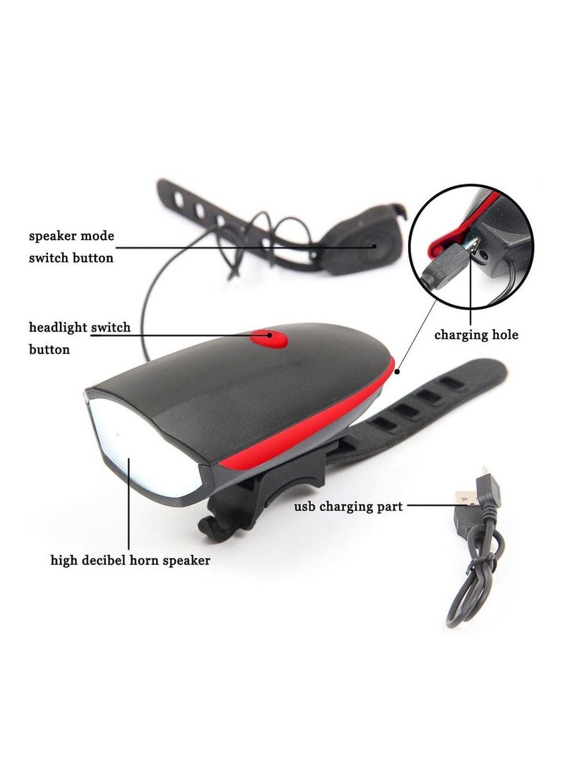 Flashlight + siren High quality water resistant
