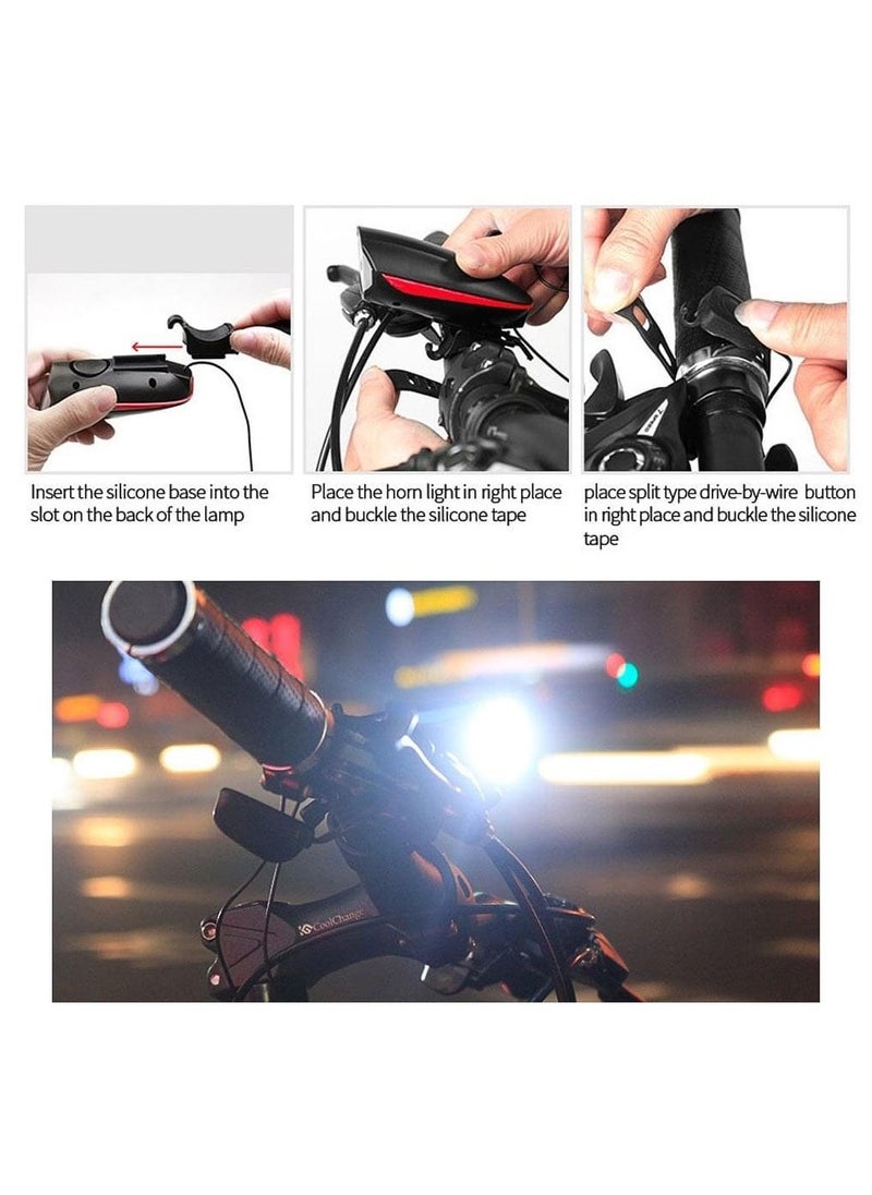 Flashlight + siren High quality water resistant